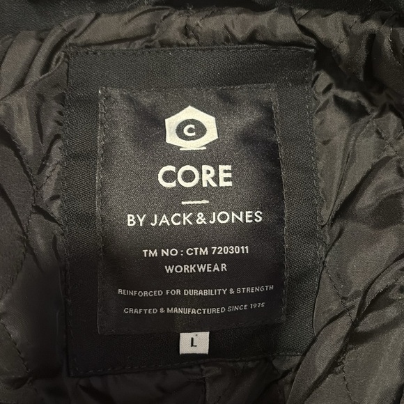 Core By Jack & Jones Lined Zip-Up Coat - Picture 14 of 14